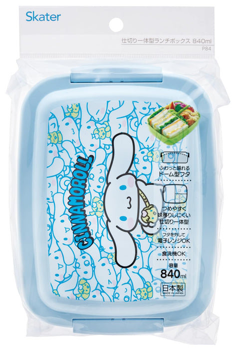 Skater Kids Lunch Box Dome 840ml Cinnamoroll Sanrio Design Made in Japan