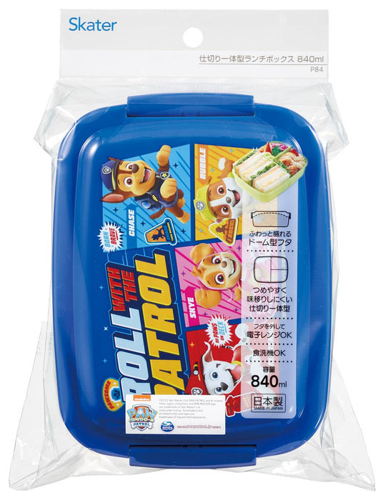 Skater Kids Lunch Box 840ml Dome with Divider Paw Patrol Boys Japan Made