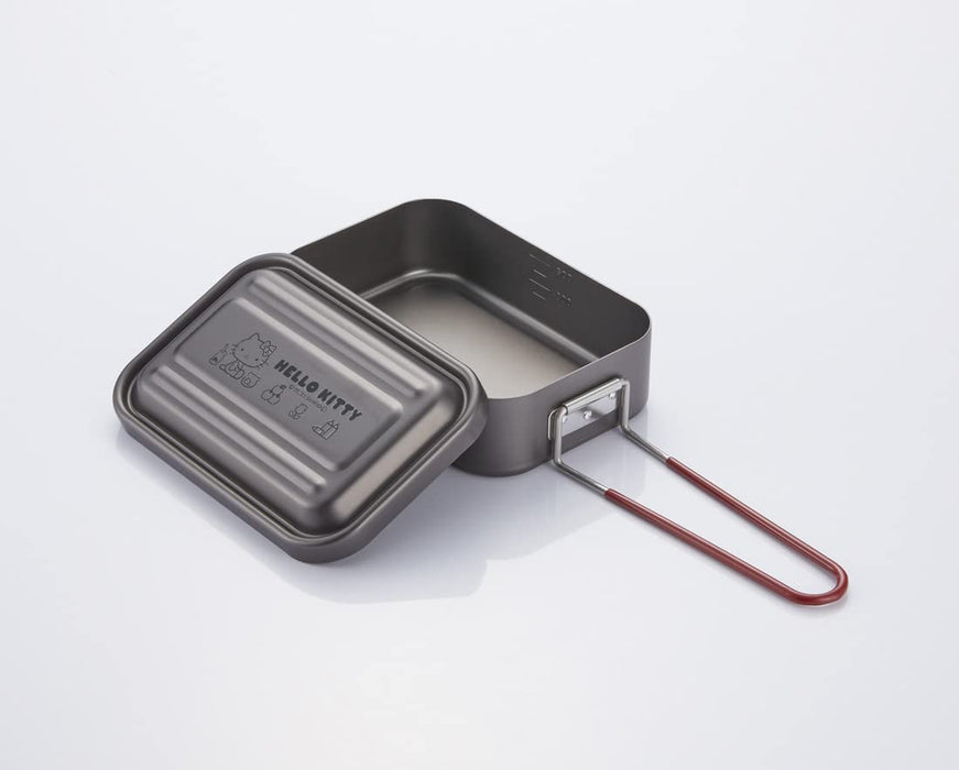 Skater Hello Kitty 600ml Outdoor Messtin Box No Seasoning Needed