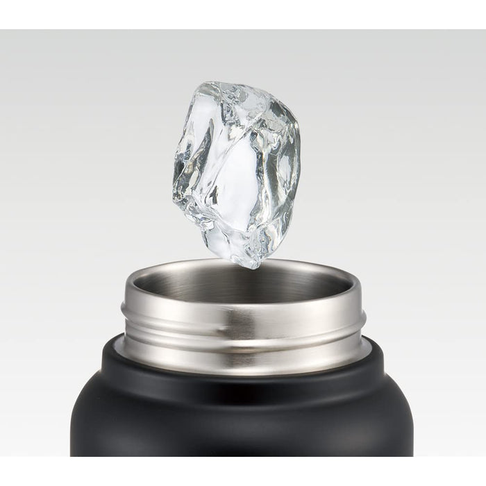 Skater 800ml Black Stainless Steel Water Bottle with Handle