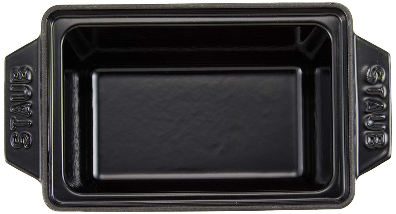 Staub Half Terrine Black Terrine Pot 15x11cm IH Compatible Japanese 40509-571-Kiichin - The #1 Place for Japanese Goods in Your Hand!