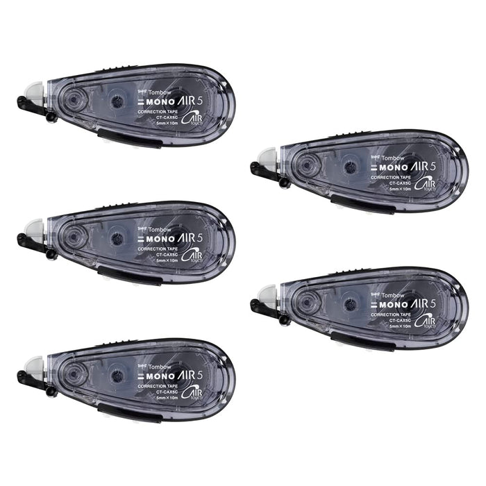 Tombow Mono Air Correction Tape Refill Set 5 mm Black Pack of 5-Kiichin - The #1 Place for Japanese Goods in Your Hand!