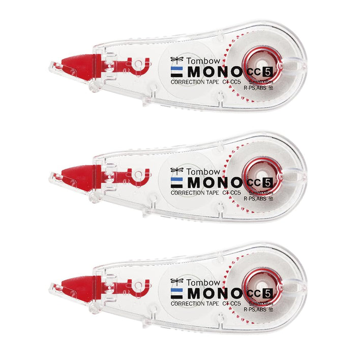 Tombo Mono Correction Tape 3-Pack 5mm Width Kcb-326 by Tombow-Kiichin - The #1 Place for Japanese Goods in Your Hand!