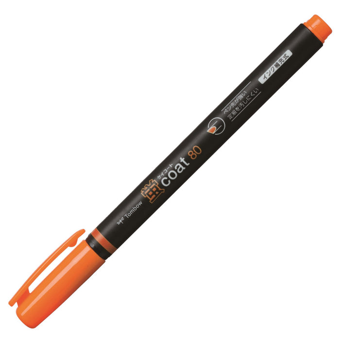 Tombow Fluorescent Orange Pencil Highlighter 10 Pieces Coat 80 - Wa-Sc93-10P-Kiichin - The #1 Place for Japanese Goods in Your Hand!