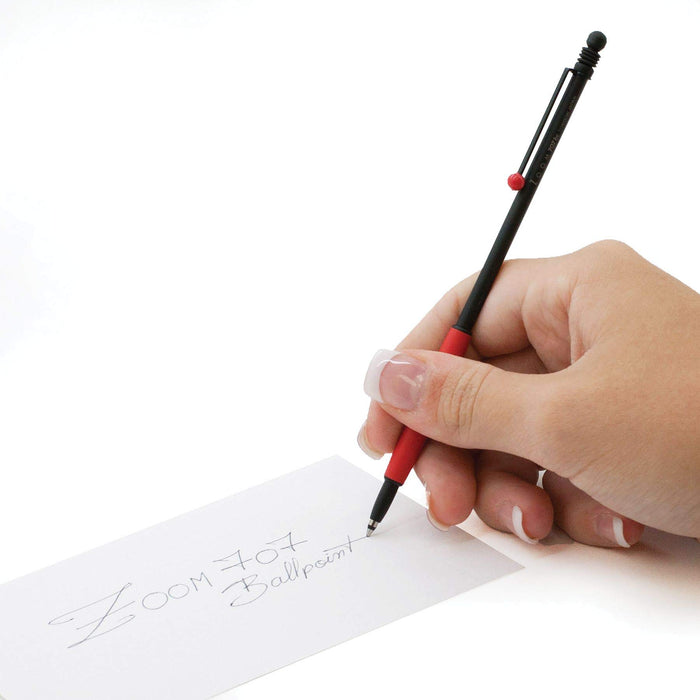 Tombow Zoom 707 Oil-Based Ballpoint Pen 0.7 Black/Red Refillable-Kiichin - The #1 Place for Japanese Goods in Your Hand!