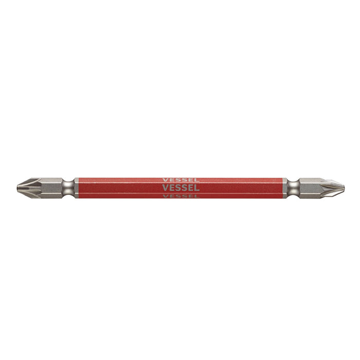 Vessel 1-Piece 40V Double-Ended Posidrive Gosai Bit Pz2x110 Gspz2110-Kiichin - The #1 Place for Japanese Goods in Your Hand!