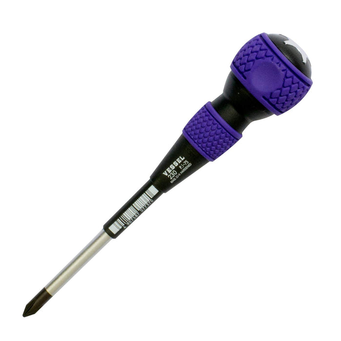 Vessel Ball Grip Tang Through Driver +1x75 3 Inch No.230 230P175