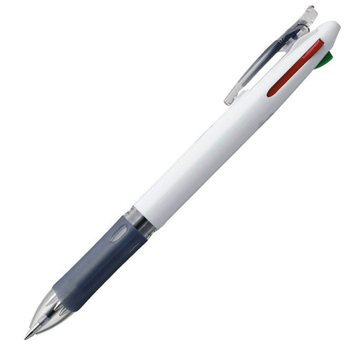 Zebra Clip-On Slim 4C White 4-Color Ballpoint Pen Pack of 10-Kiichin - The #1 Place for Japanese Goods in Your Hand!