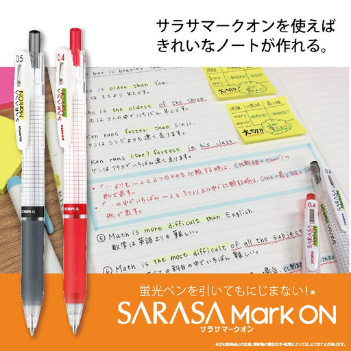 Zebra Sarasa Markon Mjf-0.5 Black Ballpoint Pen Refill 10-Piece Set-Kiichin - The #1 Place for Japanese Goods in Your Hand!