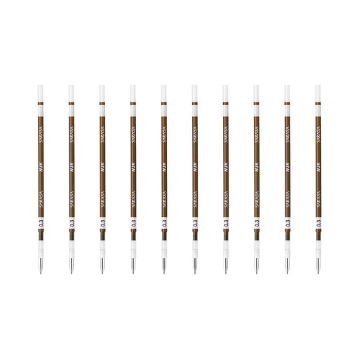 Zebra Sarasa Select Ballpoint Pen Refill 0.3mm Lead Brown 10 Pieces-Kiichin - The #1 Place for Japanese Goods in Your Hand!
