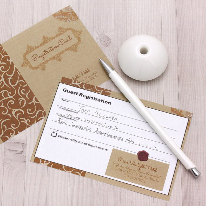 Zebra Ba65-Pw Limited Edition Pearl White Desk Pen - Zebra Brand-Kiichin - The #1 Place for Japanese Goods in Your Hand!