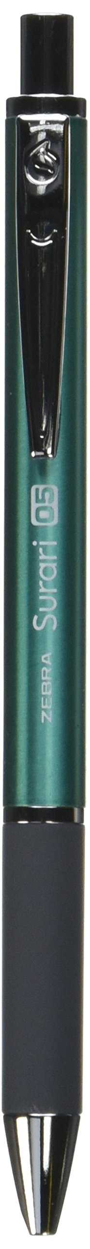 Zebra Surari 300 Emulsion Ink Ballpoint Pen 0.5mm Point Blue-Green Body-Kiichin - The #1 Place for Japanese Goods in Your Hand!