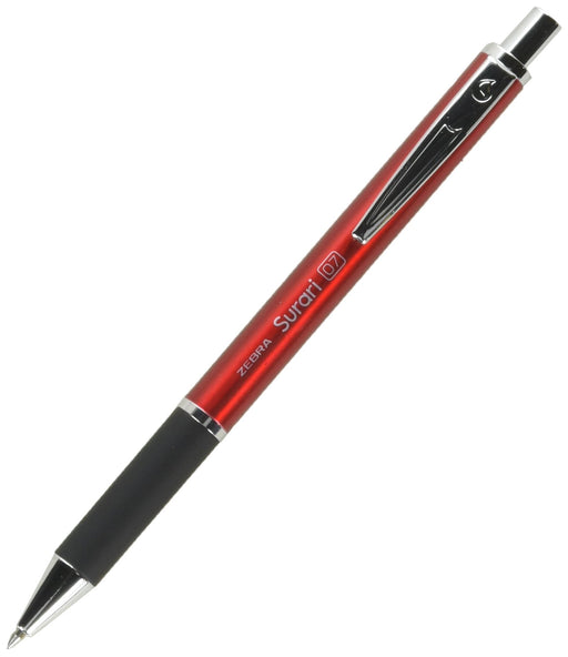Zebra Surari 300 Ballpoint Pen with 0.7mm Emulsion Ink Red Body-Kiichin - The #1 Place for Japanese Goods in Your Hand!