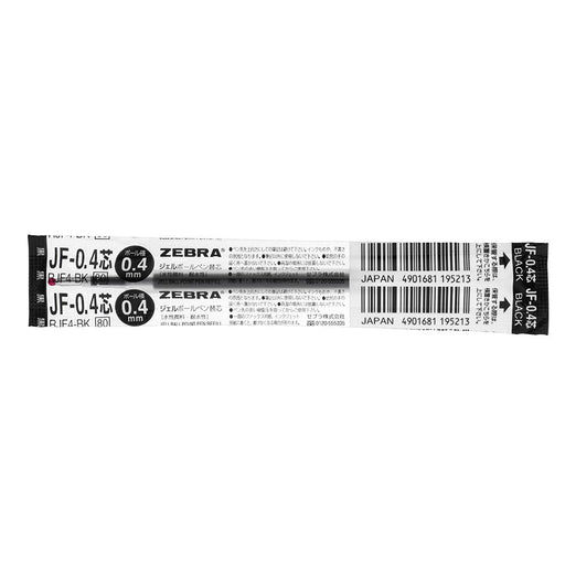 Zebra Sarasa JF-0.4 Black Gel Ballpoint Pen Refill 10 Pieces-Kiichin - The #1 Place for Japanese Goods in Your Hand!