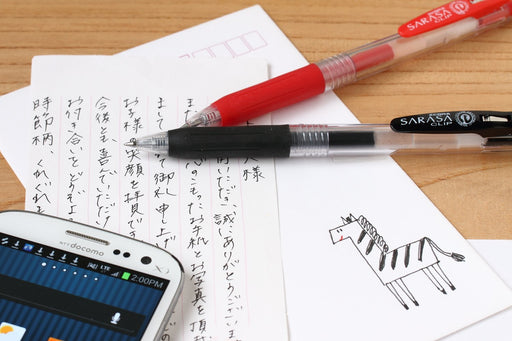 Zebra Sarasa Gel Ballpoint Pen Refill Red JF-1.0 Lead Pack of 10-Kiichin - The #1 Place for Japanese Goods in Your Hand!
