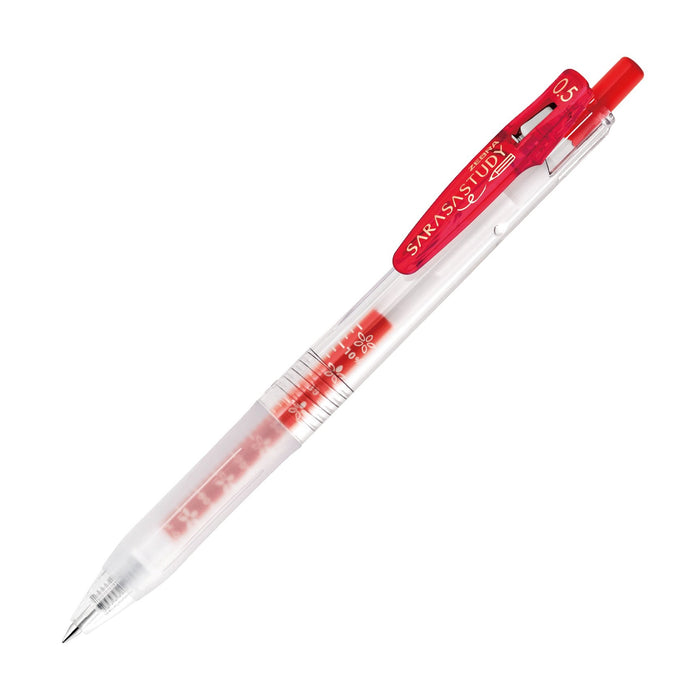 Zebra Sarasa Study Red Gel Ballpoint Pen Refill 0.5 Lead Pack of 10 - Zebra-Kiichin - The #1 Place for Japanese Goods in Your Hand!