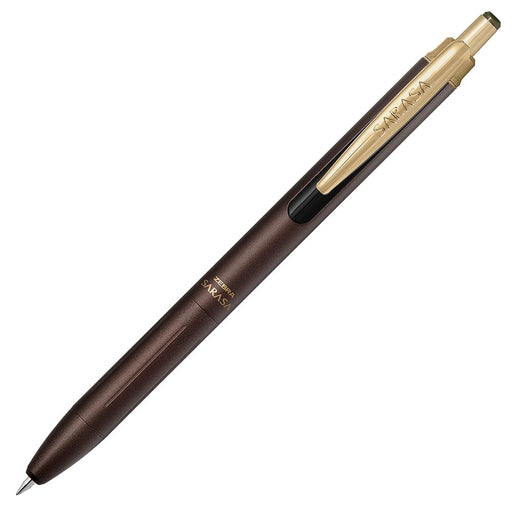 Zebra Sarasa Grand Gel Ballpoint 0.5mm Pen in Brown Gray - Zebra-Kiichin - The #1 Place for Japanese Goods in Your Hand!