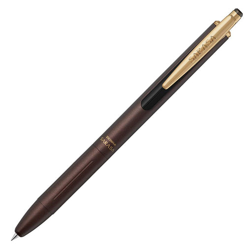 Zebra Sarasa Grand Gel Ballpoint Pen 0.5mm Vintage Brown Gray - P-JJ56-VEG-Kiichin - The #1 Place for Japanese Goods in Your Hand!