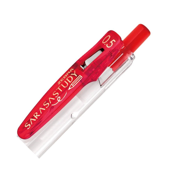 Zebra Sarasa Study Gel Ballpoint Pens 0.5mm Red Pack of 10-Kiichin - The #1 Place for Japanese Goods in Your Hand!