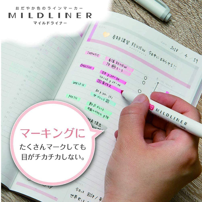 Zebra 10-Pack Mild Sherbet Yellow Highlighter Liners B-Wkt7-Msy Series-Kiichin - The #1 Place for Japanese Goods in Your Hand!