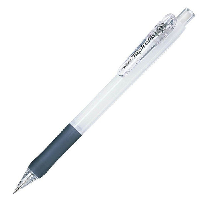 Zebra B-MN5-W Mechanical Pencil White with Tape Clip Pack of 10-Kiichin - The #1 Place for Japanese Goods in Your Hand!