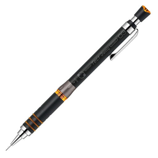 Zebra Tect Two-Way 0.3mm Mechanical Pencil Black Orange Mas41-23-Bko-Kiichin - The #1 Place for Japanese Goods in Your Hand!