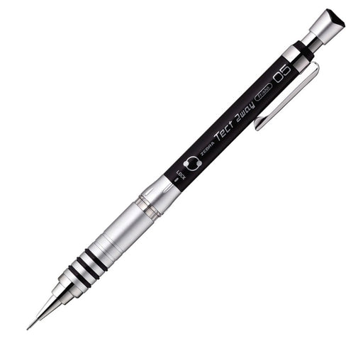 Zebra Tect Two Way 0.5 Black Mechanical Pencils B-MA41-BK - Pack of 10-Kiichin - The #1 Place for Japanese Goods in Your Hand!