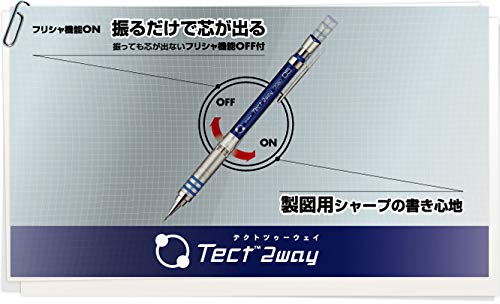 Zebra Tect Two Way 0.5 Mechanical Pencil in Red - Ma41-R Model-Kiichin - The #1 Place for Japanese Goods in Your Hand!