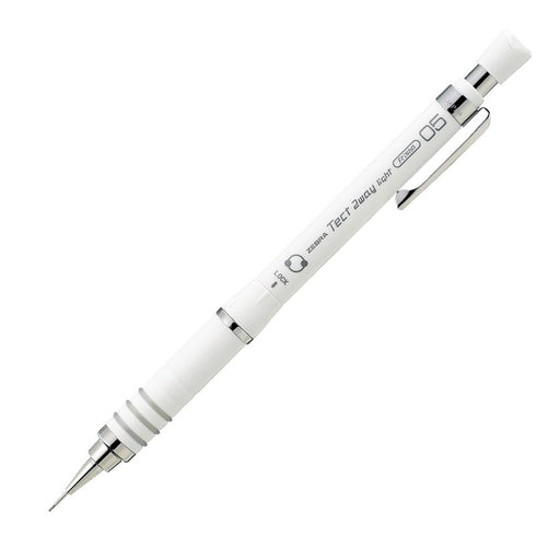 Zebra Tect Two Way Light Mechanical Pencils 0.5 mm White 10 Pieces B-Ma42-W-Kiichin - The #1 Place for Japanese Goods in Your Hand!