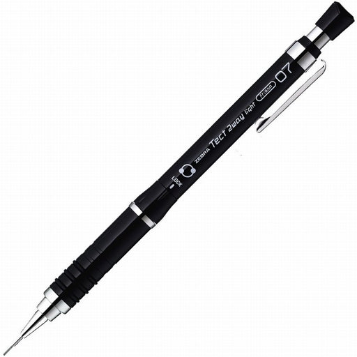 Zebra Tect Two Way Light Mab42-Pbk Mechanical Pencil 0.7mm Pure Black-Kiichin - The #1 Place for Japanese Goods in Your Hand!