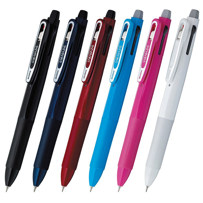 Zebra 10-Pack Multi-Function Pen 2 Colors + Sharp Sarasa Snow White B-SJ2-SW-Kiichin - The #1 Place for Japanese Goods in Your Hand!