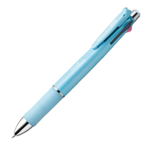Zebra 4-Color Multi-Function Light Blue Pen with Sharp Clip-On Model 1000S-Kiichin - The #1 Place for Japanese Goods in Your Hand!