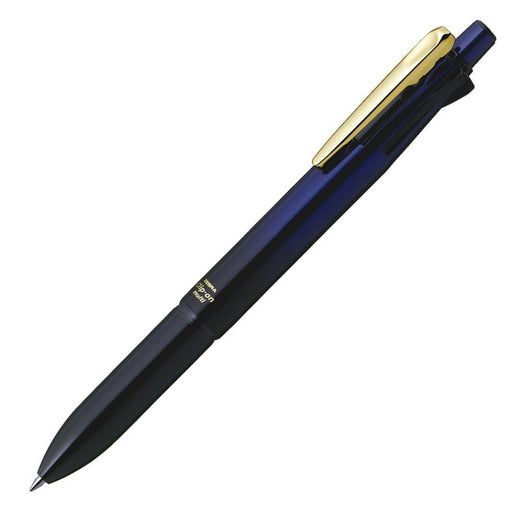 Zebra B4Sa6-Stb Stylish Blue 4-Color Multi-Function Pen with Sharp Clip-On-Kiichin - The #1 Place for Japanese Goods in Your Hand!