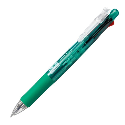 Zebra 10-Pack Multi-Function 4-Color Pen with Sharp Clip-On Multi Green B-B4Sa1-G-Kiichin - The #1 Place for Japanese Goods in Your Hand!