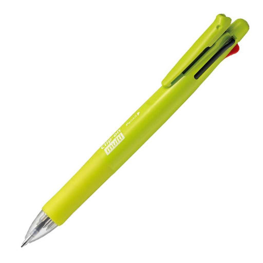 Zebra 4-Color Multi-Function Pen with Sharp Clip-On Active Green 10-Pack-Kiichin - The #1 Place for Japanese Goods in Your Hand!
