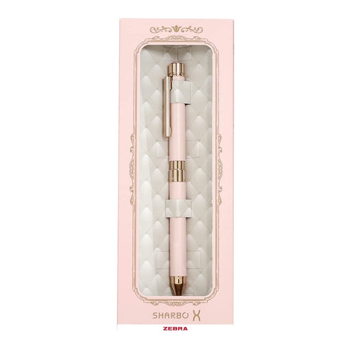 Zebra Shabo X SL6 Multi-Function Pen Silky Pink Leather With Refill Gift Set-Kiichin - The #1 Place for Japanese Goods in Your Hand!