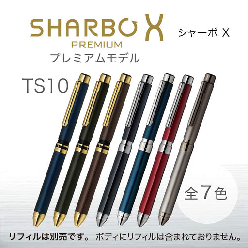 Zebra Shabo X TS10 Multi-Function Pen Dark Black SB21-B-DBK Series-Kiichin - The #1 Place for Japanese Goods in Your Hand!