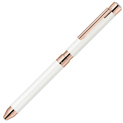 Zebra Shabox SL6 Multi-Function White Leather Pen SB36-LW Model-Kiichin - The #1 Place for Japanese Goods in Your Hand!