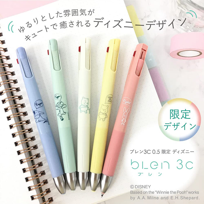 Zebra Bren 3C Pink Disney Multicolor Ballpoint Pen 0.5mm - B3As88-Ds-P-Kiichin - The #1 Place for Japanese Goods in Your Hand!