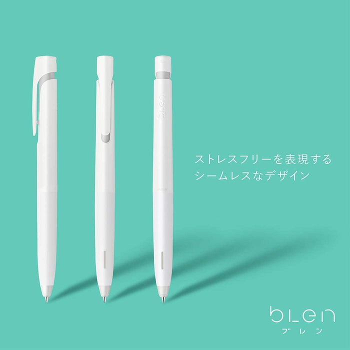 Zebra 0.5mm Oil-Based Black Ink Blue Ballpoint Pen Blen Business Edition - Pack of 10-Kiichin - The #1 Place for Japanese Goods in Your Hand!