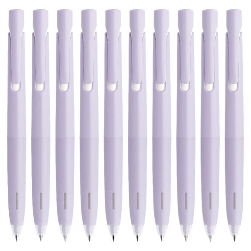 Zebra Bren Black Ink Ballpoint Pen 0.5mm Purple Barrel 10-Pack Oil-Based-Kiichin - The #1 Place for Japanese Goods in Your Hand!