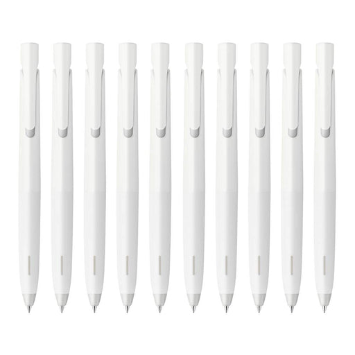 Zebra Bren Oil-Based Ballpoint Pen 0.7 Point Black Ink White Barrel 10 Pack-Kiichin - The #1 Place for Japanese Goods in Your Hand!