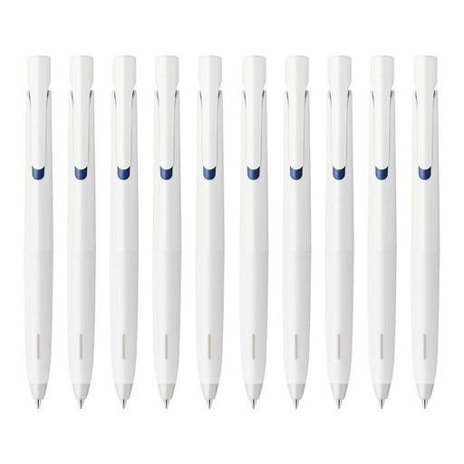 Zebra B-BA88-BL Bren 2.0 | Blue Ink White Barrel 0.7mm Oil-Based Ballpoint Pen - Pack of 10-Kiichin - The #1 Place for Japanese Goods in Your Hand!
