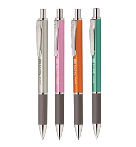 Zebra Slurry 300 Silver Oil-Based Ballpoint Pen 0.5mm Pack of 10-Kiichin - The #1 Place for Japanese Goods in Your Hand!