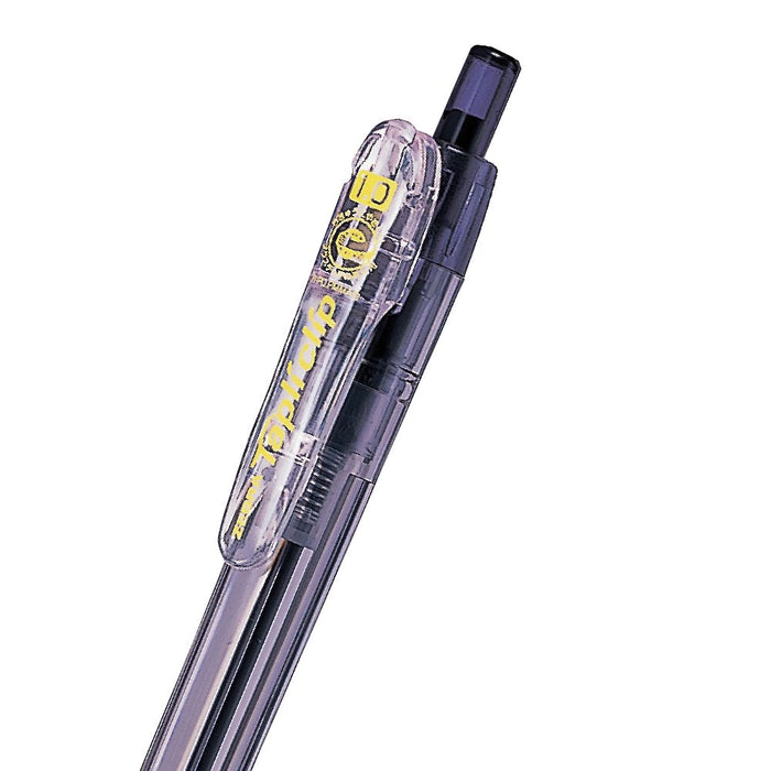 Zebra Tapuri Clip 1.0 Black Oil-Based Ballpoint Pen 5 Pieces Pack-Kiichin - The #1 Place for Japanese Goods in Your Hand!