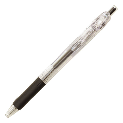Zebra Tapuri Clip Black Ballpoint Pen 14.3cmx1.14cm 0.5mm BNS-5-BK-Kiichin - The #1 Place for Japanese Goods in Your Hand!