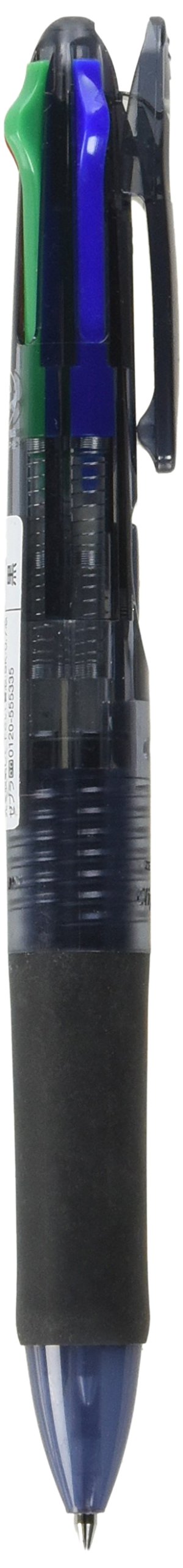 Zebra B4A3-BK Clip-On G 4C Ink Pens Quad Color Black Blue Red Green-Kiichin - The #1 Place for Japanese Goods in Your Hand!