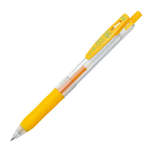 Zebra 10-Pack Sarasa Clip 0.4 Gel Ballpoint Pen in Yellow-Kiichin - The #1 Place for Japanese Goods in Your Hand!