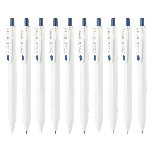 Zebra Sarasa R Gel Ballpoint Pens 0.4mm Blue Gray Pack of 10-Kiichin - The #1 Place for Japanese Goods in Your Hand!