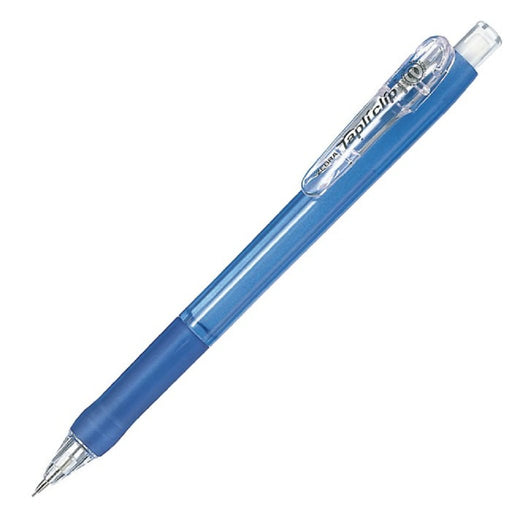 Zebra Blue Tapuri Clip Mechanical Pencils 10 Pieces - B-MN5-BL-Kiichin - The #1 Place for Japanese Goods in Your Hand!